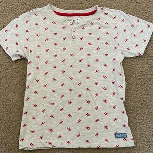 Boy’s Lobster print shirt